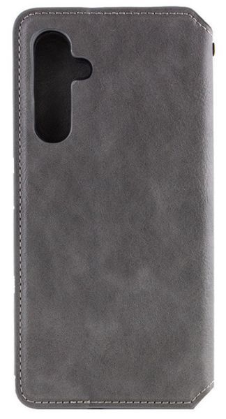 Шкіряний чохол книжка Cubic для Samsung Galaxy A16 (5G) / сірий 201197 фото