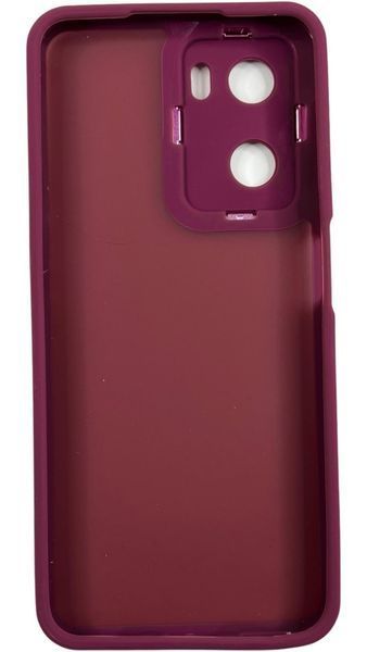 TPU чохол Luxury Metal Lens на OPPO A77 5G бордовий 90593 фото