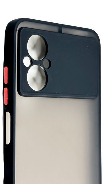 TPU чехол накладка Matte Color Case для Poco M5 черный 092655 фото