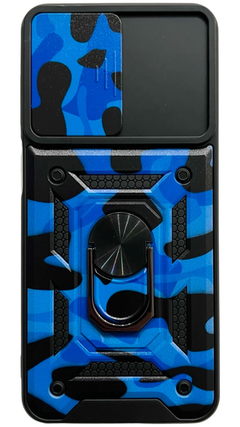 PC + TPU чехол Camo для Samsung Galaxy M13 5G (на самсунг м13) синий 086320 фото