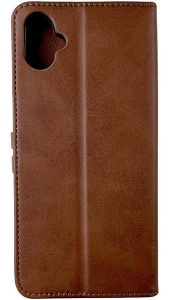 Чохол книжка Amsterdam для Samsung Galaxy A04E (на самсунг а04е) коричневий 087223 фото