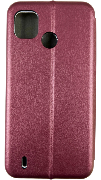 Чохол книжка Elegant для Tecno Camon 18 / 18p (на текно 18 18п) бордовий 085206 фото