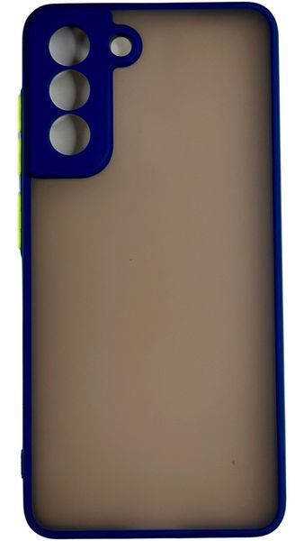 TPU чохол накладка Matte Color Case для Samsung Galaxy S21 FE синій 092205 фото