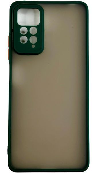 TPU чохол накладка Matte Color Case для Xiaomi Redmi Note 11 Pro темно-зелений 092055 фото