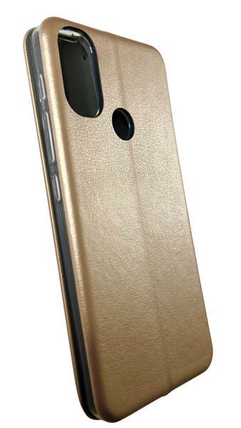 Чохол книжка Elegant book для Motorola E40 / золотистий 87524 фото