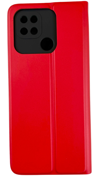 Чехол книжка Fibra case для Xiaomi Redmi 10C (на редми 10ц) красный 085686 фото