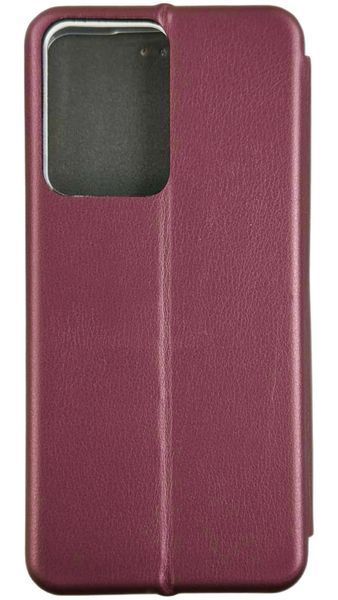 Чехол книжка Elegant book для Vivo Y02 бордовый 91955 фото