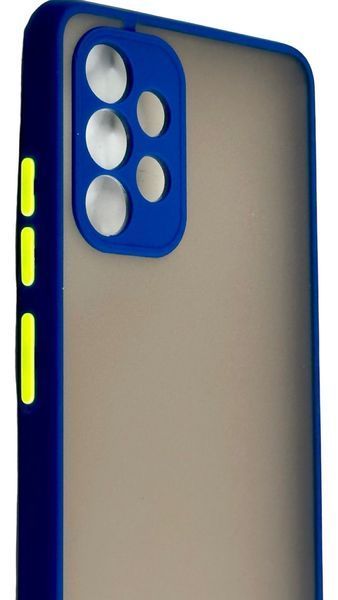 TPU чохол накладка Matte Color Case для Samsung Galaxy A53 синій 092455 фото