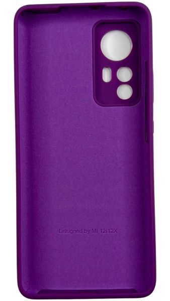 Чехол Soft touch для Xiaomi 12 / баклажановый 095368 фото
