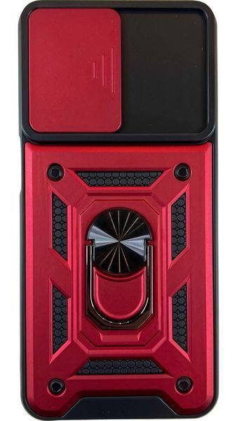PC + TPU чохол Camshield armor для Samsung Galaxy M23 5G (на самсунг м23) червоний 086727 фото