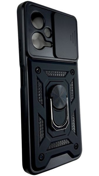 PC + TPU чехол Camshield armor для Xiaomi Redmi Note 12 Pro (5G) / черный 091198 фото
