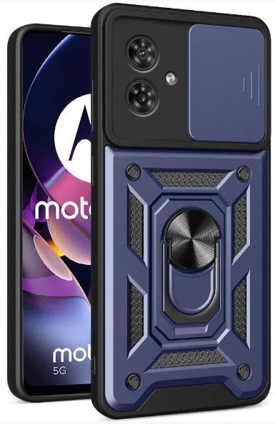 PC + TPU чохол Camshield Armor для Motorola G54 Power / синій 202556 фото