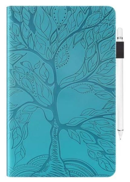 Чехол книжка Wood Book на планшет Poco Pad X1 (11.2") / голубой 100947 фото