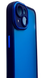 TPU чохол Luxury Metal Lens на iPhone 14 (на айфон 14) синій 086419 фото 3