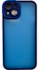 TPU чохол Luxury Metal Lens на iPhone 14 (на айфон 14) синій 086419 фото 1