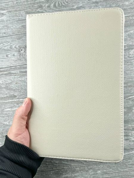 Шкіряний чохол-книжка 360 на Xiaomi Redmi Pad SE (11") / білий 093017 фото