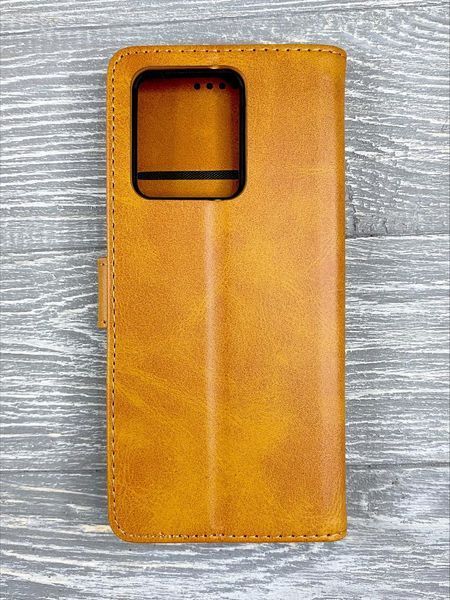 Кожаный чехол книжка Retro на ZTE Blade V30 (на зте блейд в30) светло-коричневый 084512 фото