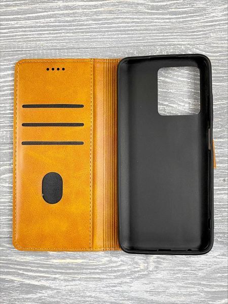 Кожаный чехол книжка Retro на ZTE Blade V30 (на зте блейд в30) светло-коричневый 084512 фото