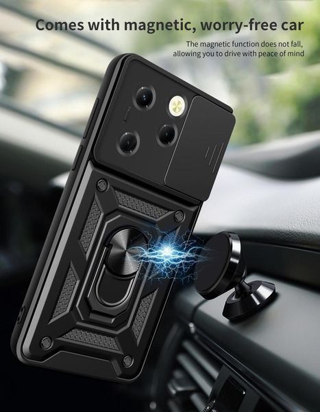 PC + TPU чехол Camshield Armor для Infinix Zero 30 (4G) / светло-зеленый 097130 фото
