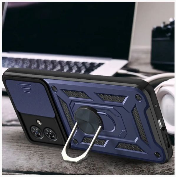 PC + TPU чохол Camshield Armor для Motorola G54 Power / синій 202556 фото