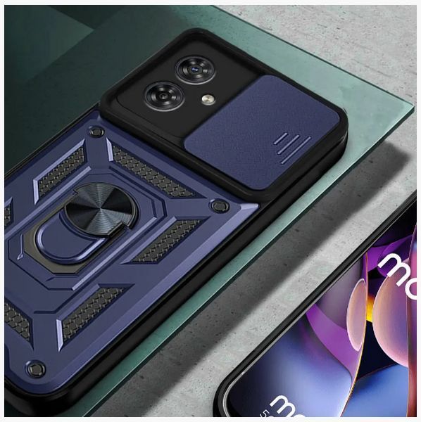 PC + TPU чохол Camshield Armor для Motorola G54 Power / синій 202556 фото