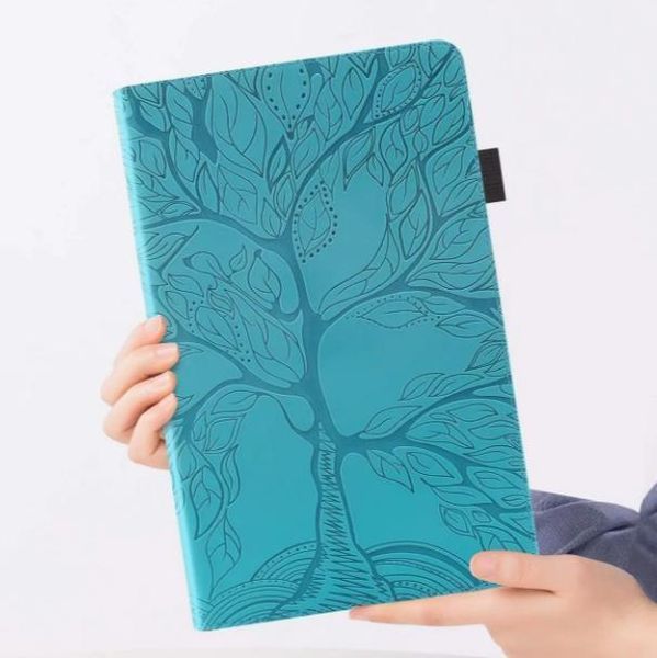 Чехол книжка Wood Book на планшет Poco Pad X1 (11.2") / голубой 100947 фото