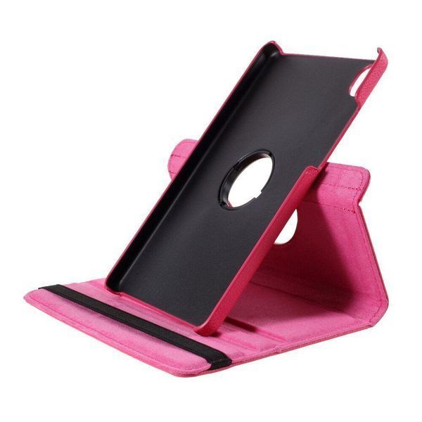 Кожаный чехол книжка 360 для Lenovo Tab M8 (4th Gen) 8" / малиновый 096501 фото