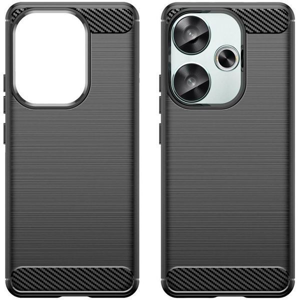 TPU чохол накладка Urban для Poco F6 / чорний 097341 фото