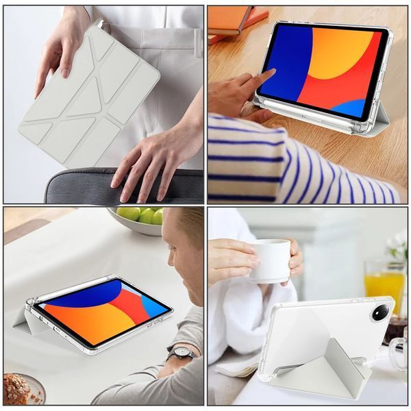 Чохол книжка Transparent Origami на Xiaomi Redmi Pad SE (8.7") 2024 / сірий 100233 фото