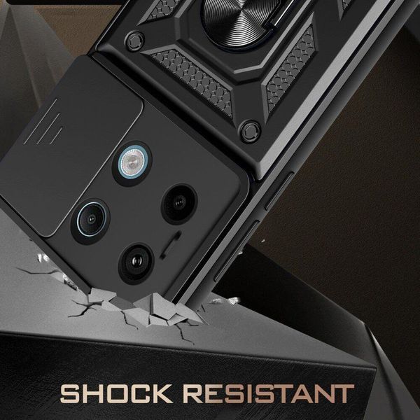 PC + TPU чехол Camshield armor на Xiaomi Redmi Note 13 Pro (5G) / зеленый 095762 фото
