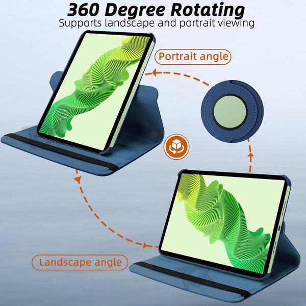 Чохол книжка 360 для Realme Pad 2 (11.5") / синій 093840 фото
