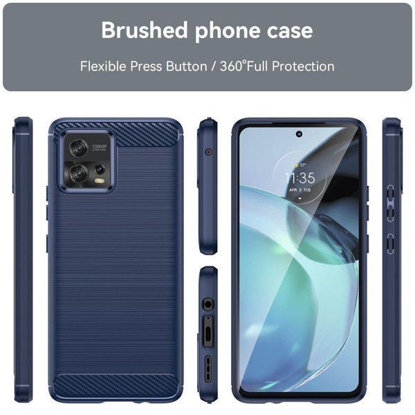 TPU чохол накладка Urban для Motorola G72 / синій 089344 фото