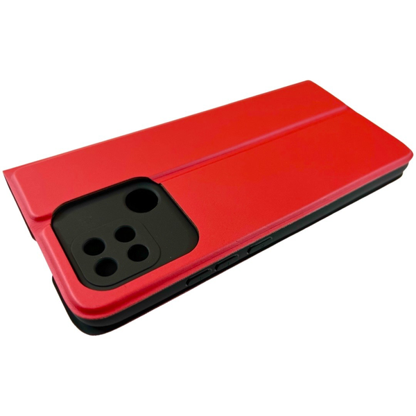 Чехол книжка Fibra case для Xiaomi Redmi 10C (на редми 10ц) красный 085686 фото