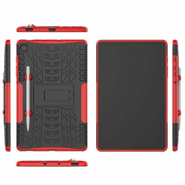 PC + TPU чехол Armor на Samsung Tab S6 Lite 10.4" красный 093357 фото