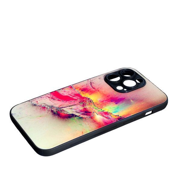 TPU чохол Marble Ultraviolet для iPhone 14 Pro Max Red 088644 фото