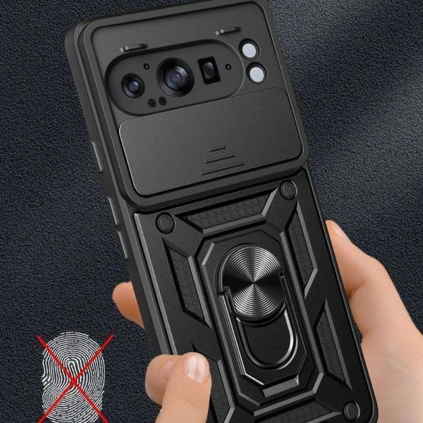PC + TPU чохол Camshield Armor для Google Pixel 9 Pro XL / чорний 098027 фото