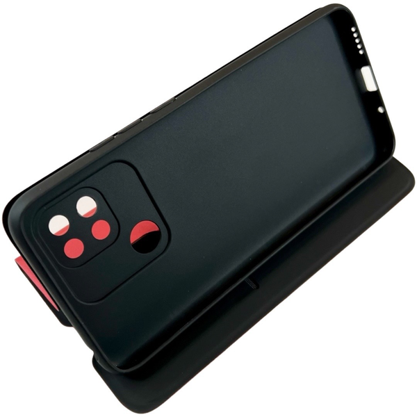 Чехол книжка Fibra case для Xiaomi Redmi 10C (на редми 10ц) красный 085686 фото