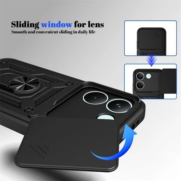 PC + TPU чехол Camshield Armor для Poco X8 Pro / синий 101465 фото