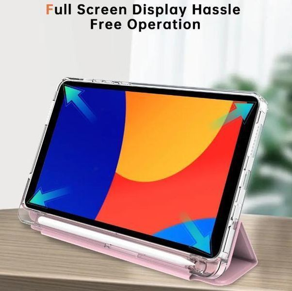 Чохол книжка Transparent Origami на Samsung Galaxy Tab A9 Plus (11") / рожевий 100218 фото