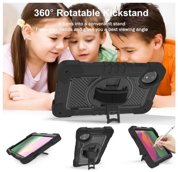 Чехол Carbon Armor Tablet на планшет Xiaomi Redmi Pad SE (8.7") / черный 200862 фото