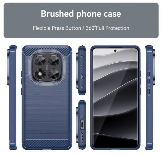TPU чохол накладка Urban для Xiaomi Redmi Note 14 Pro (4G) / синій 202917 фото
