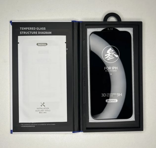 Защитное стекло Remax (GL-27) 3D Full-screen для iPhone 12 / черный 202819 фото