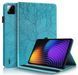 Чехол книжка Wood Book на планшет Poco Pad X1 (11.2") / голубой 100947 фото 1