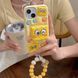 Силіконовий 3D чохол SpongeBob love для iPhone 15 Pro Max / з ремінцем 098942 фото 8