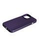 Чохол силіконовий Leather Case Weaving для iPhone 15 Plus фіолетовий 092405 фото 2