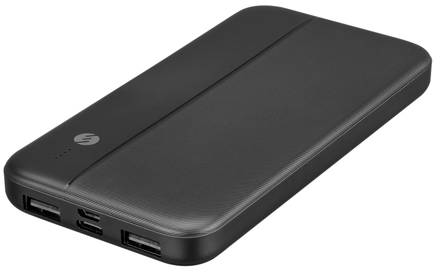 Повербанк Power Bank S-Link ip-G10N 10000 mAh (2.1A 2USB) чорний 087024 фото
