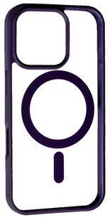 Чохол TPU+PC Color з підтримкою Magsafe для Apple iPhone 16 Pro / purple 200825 фото