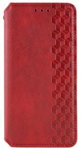 Шкіряний чохол книжка Cubic для Samsung Galaxy A16 (5G) / червоний 201198 фото