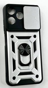 PC + TPU чохол Camshield armor для ZTE Blade V50 Design сріблястий 096633 фото