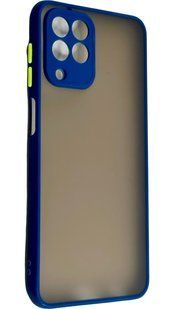 TPU чехол накладка Matte Color Case для Samsung Galaxy M53 синий 092306 фото